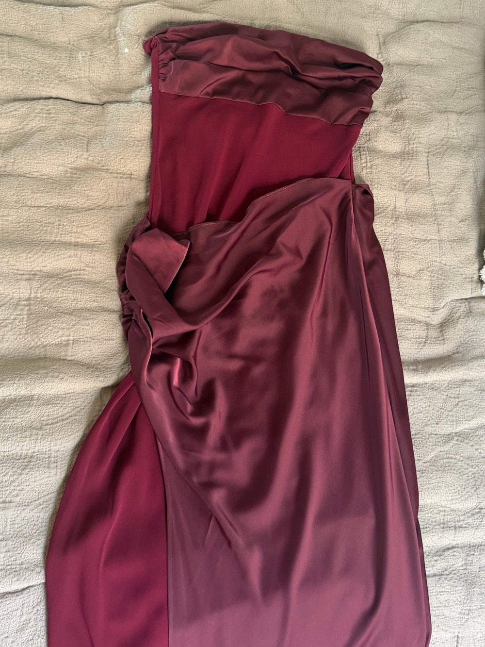Peppermayo Strapless Plum Maxi Dress - Picture 8 of 15